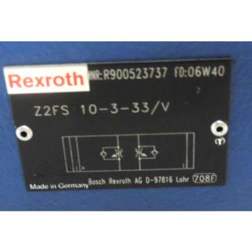 NEW REXROTH Z2FS 10-3-33/V HYDRAULIC VALVE  Z2FS10-3-33/V