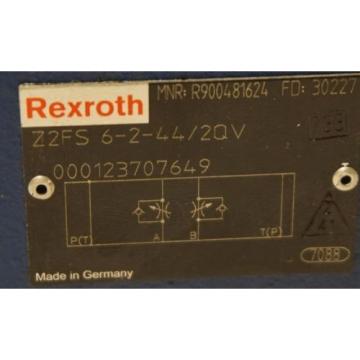 NEW REXROTH Z2FS 6-2-44/2QV FLOW CONTROL VALVE Z2FS6244/2QV