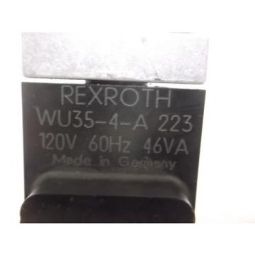 REXROTH WU35-4-A-223 HYDRAULIC SOLENOID COIL *USED*