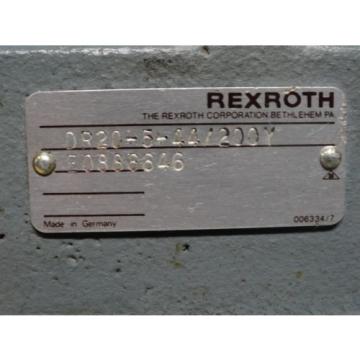 REXROTH ~ HYDRAULIC VALVE ~ P/N: DR20-5-44/200Y ~ NEW NO BOX