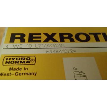 Rexroth Directional Control Valve 4-WE-10-L21/AG24N_4WE10L21AG24N_348410/2 F26