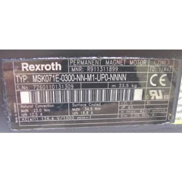 *NEW*  REXROTH  PERM MAGNET MOTOR  MSK071E-0300-NN-M1-UP0-NNNN  60 Day Warranty!