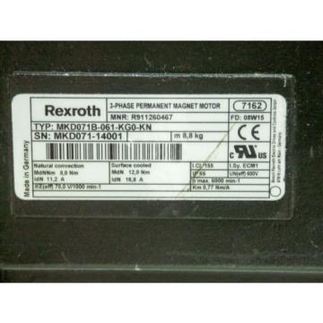 Rexroth Servo Motor MKD071B-061-KG0-KN