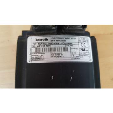 Rexroth MSK060C-0600-NN-M1-UG0-NNNN Servomotor 6000 min-1 (R911306052)