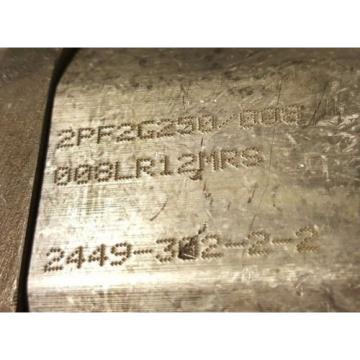 2PF2G250-008-008LR12MRS, Rexroth Double Hydraulic Pump, .488 cu in3/rev