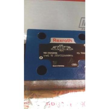 Rexroth R900589988 Hydraulic Control Valve 982115-4WE10J33/CG24N9K4 24VDC VGC!!