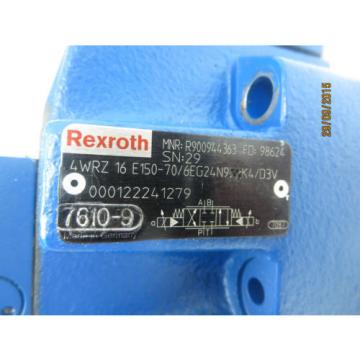 Rexroth 3DREP6C-20=25EG24N9K4/V &amp; 4WRZ16E150-70 Valve *NEW*
