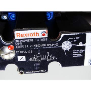 Rexroth  R900958788 + R900755997 /  4WRZE 25 E325-71/6EG24N9K31/A1M    / Invoice