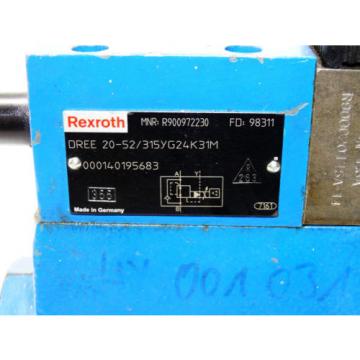 Rexroth Bosch valve ventil DREE 20-52/315YG24K31M / R900972230    Invoice