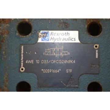 Rexroth Hydraulics 4WE 10 D33/OFCG24N9K4 22591664 S19