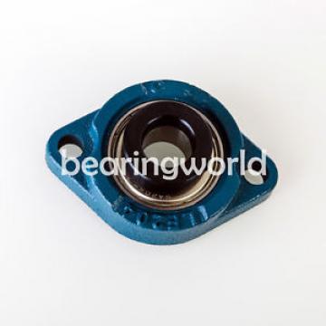 SALF204-20MM QJF226MB Four point contact ball bearings 116226  High Quality 20mm Eccentric Locking Bearing with 2 Bolt Flange