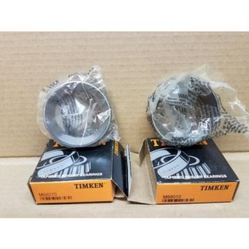 SET OF 2  M88010 Tapered Roller Bearing CUP RACE M 88010