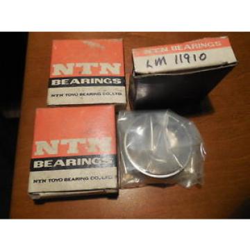 Lot of 3-  Bearings LM 11910 Tapered Roller Bearing Cup (NEW)