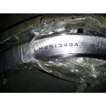  LM451349A TAPER ROLLER BEARING WITH RACE NEW   J6