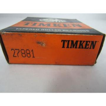  TAPERED ROLLER BEARING 27881