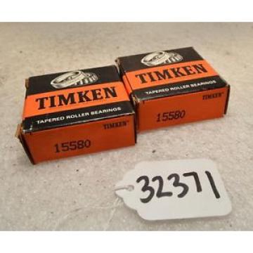 1 pair  15580 tapered roller bearing (Inv.32371)