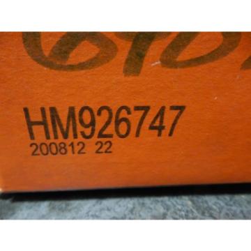 NEW  HM926747 200812 Tapered Roller Bearing Cone