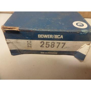 Bower BCA Tapered Roller Bearing 25877 New