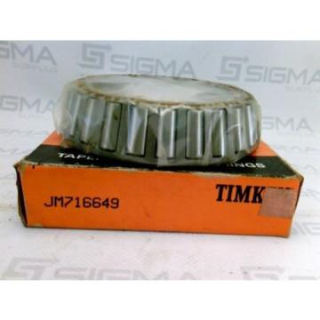  JM716649 Tapered Roller Bearing Cone New