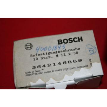 NEW Bosch Rexroth M12 X 30 Allen Head Bolts - 3 842 146 869 Lot of 20 bolts BNIB