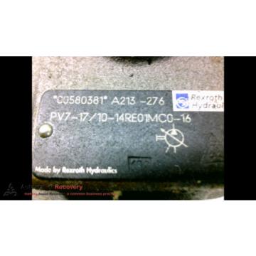 REXROTH HYDRAULICS 00580381 PILOT OPERATED VANE PUMP, SIZE: 10, #191026