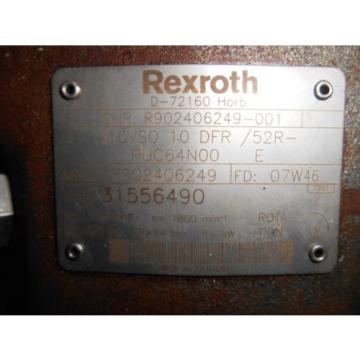 REXROTH A10VS010DFR/52R-PUC64N00 PUMP, 1800 RPM, 14 BAR, 10.5 CM, USED