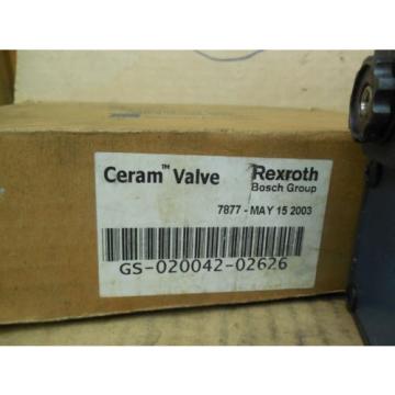 Rexroth Hydraulic Valve GS-020042-02626 GS02004202626 120 VAC 150 PSI New