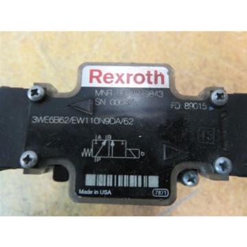 Rexroth R978879843 Electric Solenoid Control Valve Lot of 3