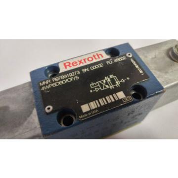 Bosch REXROTH R978919273 DIRECTIONAL CONTROL VALVE *AS IS*