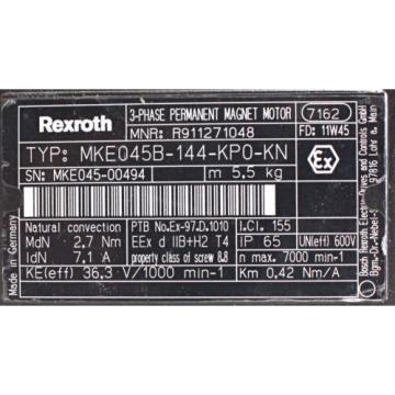 Rexroth MKE045B-144-KP0-KN Servomotor