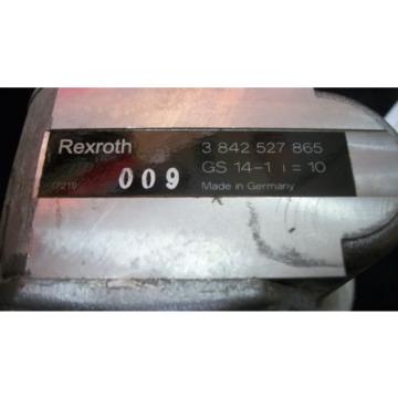 Rexroth Motor MNR: 3 842 541 310 right angle Rexroth 14:1 3 842 527 865 Reducer