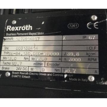 REXROTH Bruhless Permanent-Magnet-Motor  // SE-B4.130.030-14.000