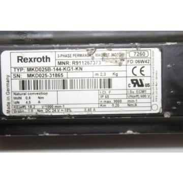Rexroth MKD025B-144-KG1-KN Motore Magnetico Permanente servomotore servo motore