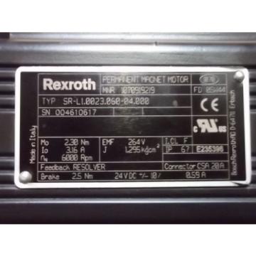 Rexroth SR-L1.0023.060-04.000, Alpha SP075S-SF1-10-110-2 Servomotor, 2,3 Nm