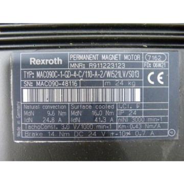 Rexroth MAC090C-1-GD-4-C/110-A-2/WI521LV/S013 Permanent Magnet Motor   &gt; ungebra