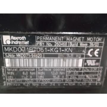 REXROTH MKD071B-061-KG1-KN SERVO MOTOR *NEW IN BOX*