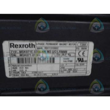 REXROTH MSK071E-0300-NN-M2-UG1-RNNN SERVO MOTOR *NEW NO BOX*
