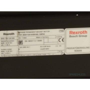 REXROTH Servomotor MDD112A-N-020-N2L-130PA0 REM