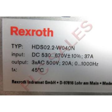 BOSCH REXROTH HDS02.2-W040N-HA32-01-FW  |  Servo Control Module  *NEW*