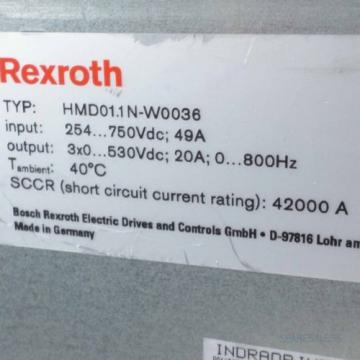 Rexroth Doppelachs-Wechselrichter HMD01.1N-W0036-A-07-NNNN GEB #K2