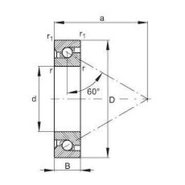 FAG Germany Axial angular contact ball bearings - BSB040090-T