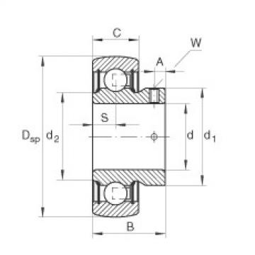 FAG Germany Radial insert ball bearings - AY12-XL-NPP-B