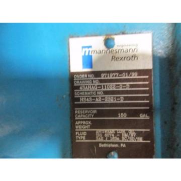 Rexroth 50-HP Hydraulic Power Unit - Used - AM16534