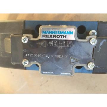 REXROTH SOLENOID HYDRAULIC VALVE 4WE10J40/CW110N9DA/V 120V-AC