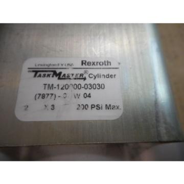 REXROTH TM-120000-03030 HYDRAULIC CYLINDER#8151048K 200PSI MAX NIB