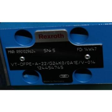 Rexroth, VT-DFPE-A-22/G24K0/0A1E/V-014, R901029624, Hydraulic Proportional Servo