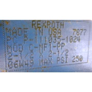REXROTH, BOSCH, HYDRAULIC CYLINDER, PC P-111035-1024, MOD C-MF1-PP 2-1/2 X 2-1/2