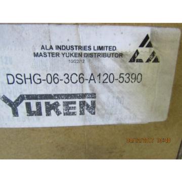 YUKEN DSHG-06-3C6-A120-5390 HYDRAULIC VALVE NEW IN BOX