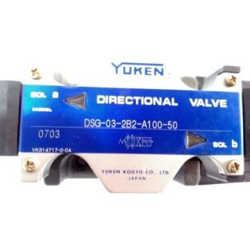 DSG-03-2B2-A100-50 YUKEN  Hydraulic 3/8 Directional Control Valve DSG-03 Series