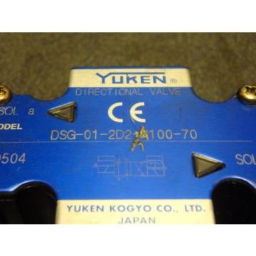 Yuken Directional Valve DSG-01-2D2-A100-70_DSG012D2A10070